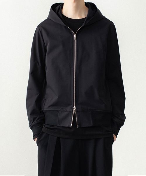 ATTACHMENT(アタッチメント)の「【LIMITED】ソロテックス ライトダブルクロス ジップアップ フーディー / SOLOTEX LIGHT DOUBLE CLOTH ZIP-UP HOODIE(パーカー・メンズ・ダークグレー/ブラック・1/2/3/4)」の19枚目の写真