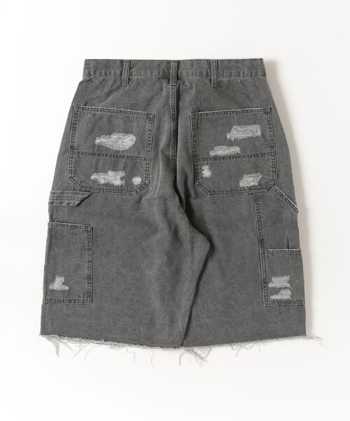 F-LAGSTUF-F(フラグスタフ)の「24SS-FS-03 BORO DUCK SHORTS(その他パンツ・メンズ・グリーン/Black・X-LARGE/LARGE/MEDIUM)」の3枚目の写真