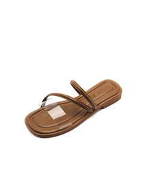 グロッシーフラットサンダル2cm -US9030 (3カラー)