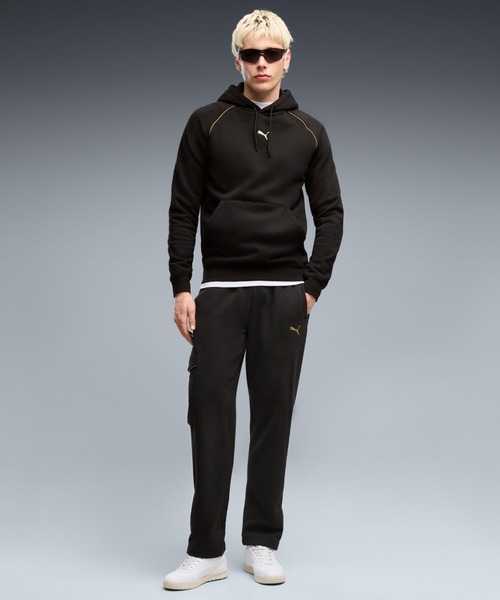 PUMA(プーマ)の「PUMA プーマ メンズ プーマ スポーツ グラフィック ホリデー スウェットパ(その他パンツ・メンズ・ブラック/ネイビー/ミックスグレー・MEDIUM/LARGE/X-LARGE/SMALL)」の1枚目の写真