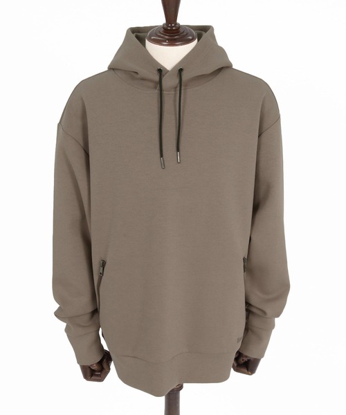 Maison code 13（メゾンコードサーティーン）の「mpa4197- Zip Pocket Double Knit Hoodie パーカー(M26W-01)（パーカー・メンズ・モカ/ブラック・S/M/L）」の11枚目の写真