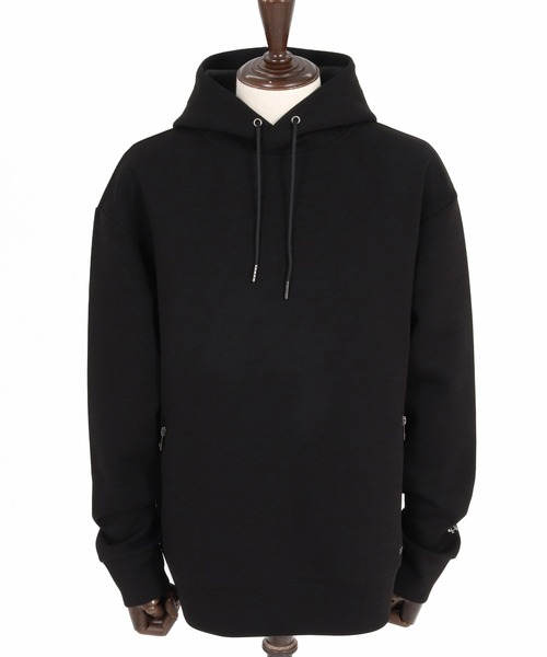 Maison code 13（メゾンコードサーティーン）の「mpa4197- Zip Pocket Double Knit Hoodie パーカー(M26W-01)（パーカー・メンズ・モカ/ブラック・S/M/L）」の14枚目の写真