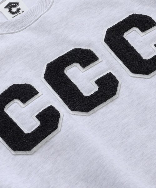 CONCEPTCOLLEGE（コンセプトカレッジ）の「CCC ブラックパッチエッシュグレースウェットシャツ [成人男女共用]（スウェット・レディース・その他・LARGE/MEDIUM）」の2枚目の写真