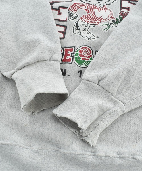 VINTAGE(ヴィンテージ)の「【USED】Y2K SANTEE HVYWT "WISCONSIN ROSE BOWL" リバースタイプ スウェット USA製(スウェット・メンズ・グレー・LARGE)」の9枚目の写真