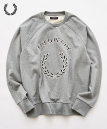FRED PERRY / フレッドペリー TARTAN APPLIQUE SWEATSHIRT