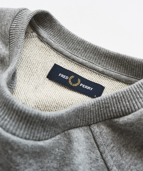 417 EDIFICE（フォーワンセブンエディフィス）の「FRED PERRY / フレッドペリー TARTAN APPLIQUE SWEATSHIRT（スウェット・メンズ・ネイビー/チャコールグレー・MEDIUM/LARGE）」の16枚目の写真