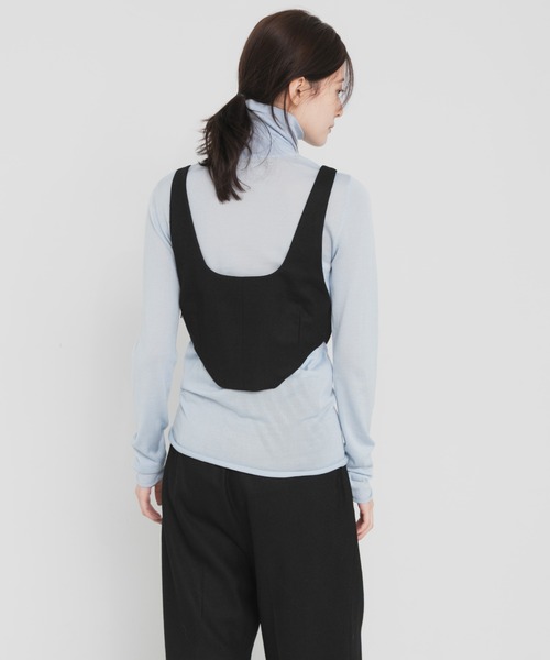 URBAN RESEARCH(アーバンリサーチ)の「WOOL SILK TURTLENECK KNIT(ニット/セーター・レディース・チャコールグレー/ライトブルー/オフホワイト・FREE)」の11枚目の写真