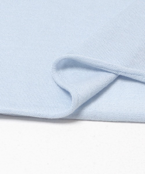 URBAN RESEARCH(アーバンリサーチ)の「WOOL SILK TURTLENECK KNIT(ニット/セーター・レディース・チャコールグレー/ライトブルー/オフホワイト・FREE)」の21枚目の写真