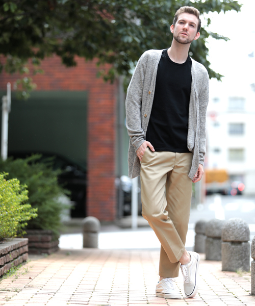 M2squared(エムツースクエアード)の「【M2SQUARED】綿麻ロングカーディガン(カーディガン/ボレロ・メンズ・グレー/ネイビー・LARGE/MEDIUM)」の22枚目の写真