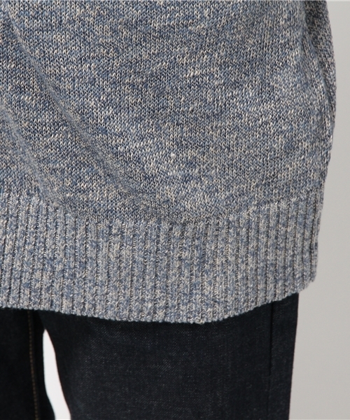 M2squared(エムツースクエアード)の「【M2SQUARED】綿麻ロングカーディガン(カーディガン/ボレロ・メンズ・グレー/ネイビー・LARGE/MEDIUM)」の7枚目の写真