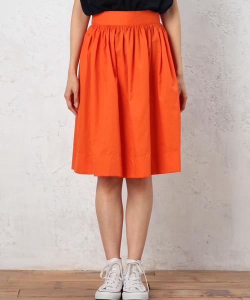 green label relaxing（グリーンレーベルリラクシング）の「CF CONPANIA Orange スカート◆（スカート・レディース・オレンジ・MEDIUM）」の3枚目の写真