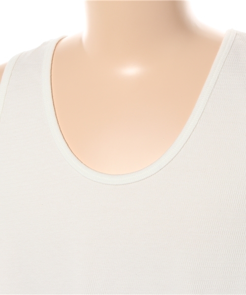 JOURNAL STANDARD（ジャーナルスタンダード）の「GOLD / ゴールド  : LIGHT THERMAL LONG TANK TOP #（タンクトップ・メンズ・ホワイト系その他・MEDIUM/LARGE）」の4枚目の写真