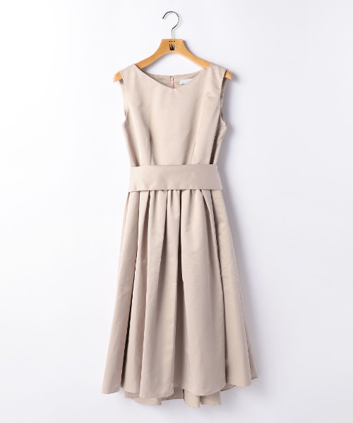 Tiara(ティアラ)の「バックリボンドレス(ワンピース・レディース・ピンクベージュ/ブラック/ネイビー・L/S/M)」の14枚目の写真