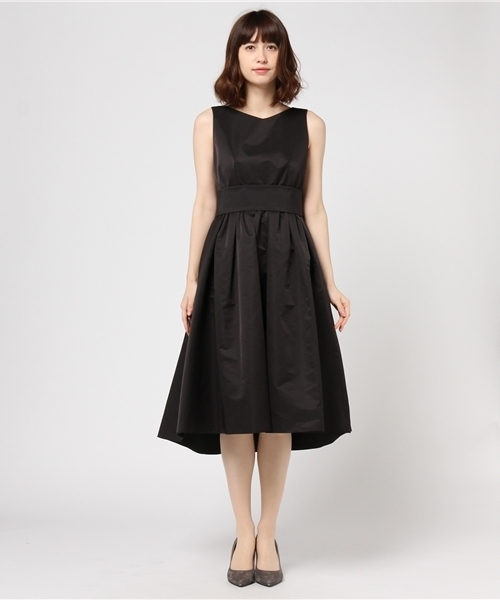 Tiara(ティアラ)の「バックリボンドレス(ワンピース・レディース・ピンクベージュ/ブラック/ネイビー・L/S/M)」の16枚目の写真