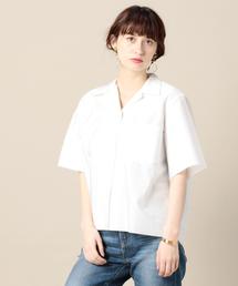 AURALEE　オープンカラーシャツブラウス　サイズ0 AURALEE（オーラリー）の「＜AURALEE（オーラリー）＞オープン