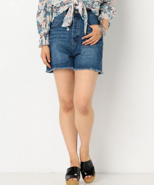 Another Edition（アナザーエディション）の「デニムショートパンツ ◆（デニムパンツ・レディース・コバルトブルー・MEDIUM/SMALL）」の12枚目の写真