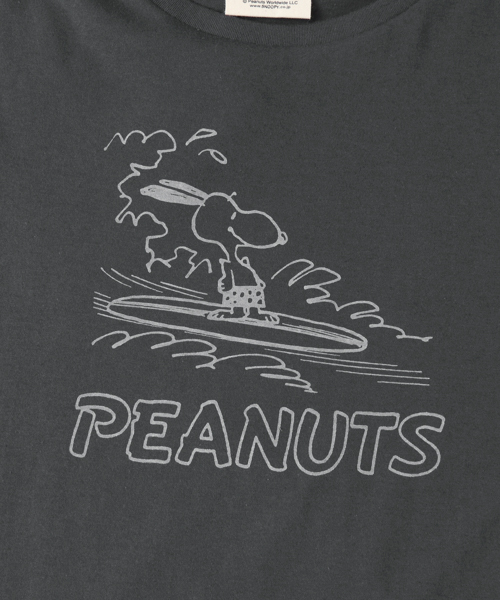 URBAN RESEARCH（アーバンリサーチ）の「SNOOPY SURF T-SHIRTS（Tシャツ/カットソー・レディース・チャコールグレー/オフホワイト・FREE）」の10枚目の写真