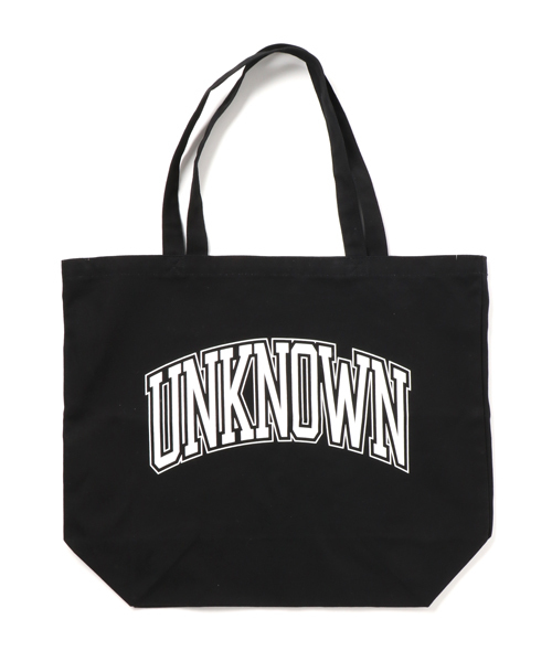 WEGO（ウィゴー）の「WEGO/アーチロゴトートバッグ（トートバッグ・メンズ・ホワイト/ブラック・FREE）」の7枚目の写真