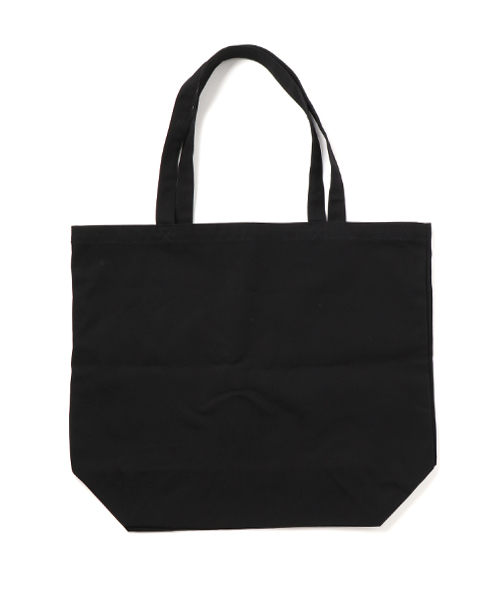 WEGO（ウィゴー）の「WEGO/アーチロゴトートバッグ（トートバッグ・メンズ・ホワイト/ブラック・FREE）」の3枚目の写真