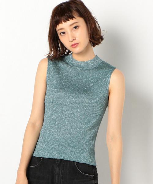 Another Edition（アナザーエディション）の「ラメNSLプルオーバ－ ◆（Tシャツ/カットソー・レディース・ライトブルー/ブラウン・FREE）」の2枚目の写真