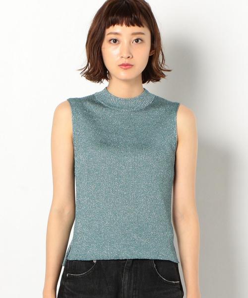 Another Edition（アナザーエディション）の「ラメNSLプルオーバ－ ◆（Tシャツ/カットソー・レディース・ライトブルー/ブラウン・FREE）」の4枚目の写真