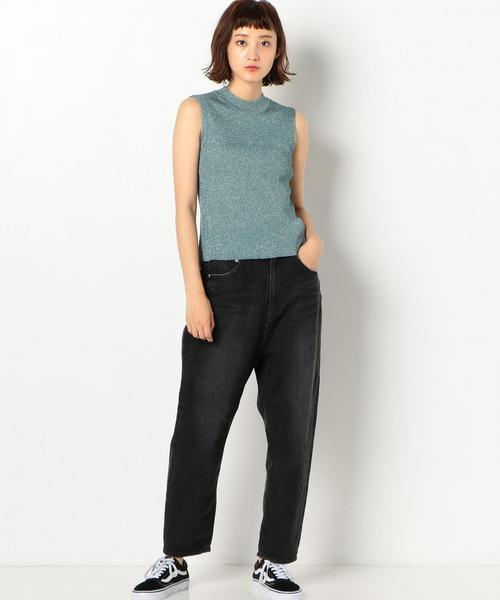 Another Edition（アナザーエディション）の「ラメNSLプルオーバ－ ◆（Tシャツ/カットソー・レディース・ライトブルー/ブラウン・FREE）」の6枚目の写真