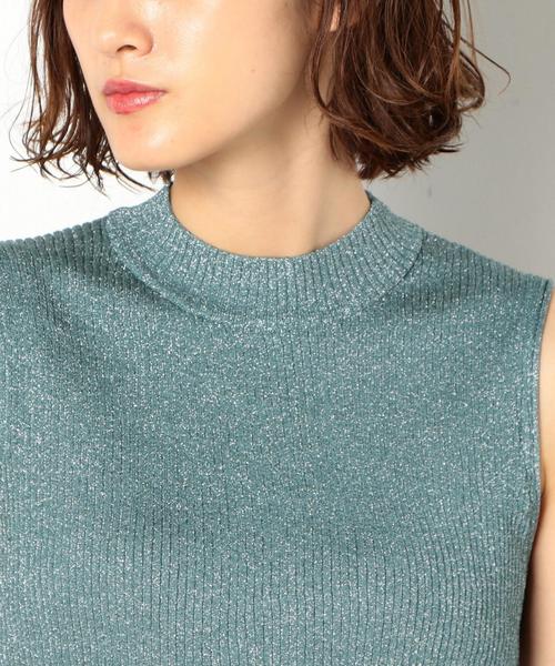 Another Edition（アナザーエディション）の「ラメNSLプルオーバ－ ◆（Tシャツ/カットソー・レディース・ライトブルー/ブラウン・FREE）」の7枚目の写真