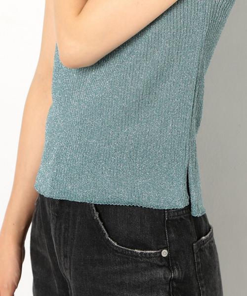 Another Edition（アナザーエディション）の「ラメNSLプルオーバ－ ◆（Tシャツ/カットソー・レディース・ライトブルー/ブラウン・FREE）」の10枚目の写真