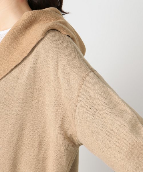 ivory court（アイボリーコート）の「リバーシブルセッケツコーディガン◆（カーディガン/ボレロ・レディース・ベージュ/ネイビー/ブラック・FREE）」の18枚目の写真