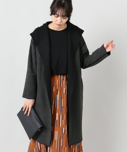 ivory court（アイボリーコート）の「リバーシブルセッケツコーディガン◆（カーディガン/ボレロ・レディース・ベージュ/ネイビー/ブラック・FREE）」の7枚目の写真