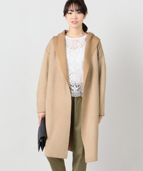 ivory court（アイボリーコート）の「リバーシブルセッケツコーディガン◆（カーディガン/ボレロ・レディース・ベージュ/ネイビー/ブラック・FREE）」の8枚目の写真