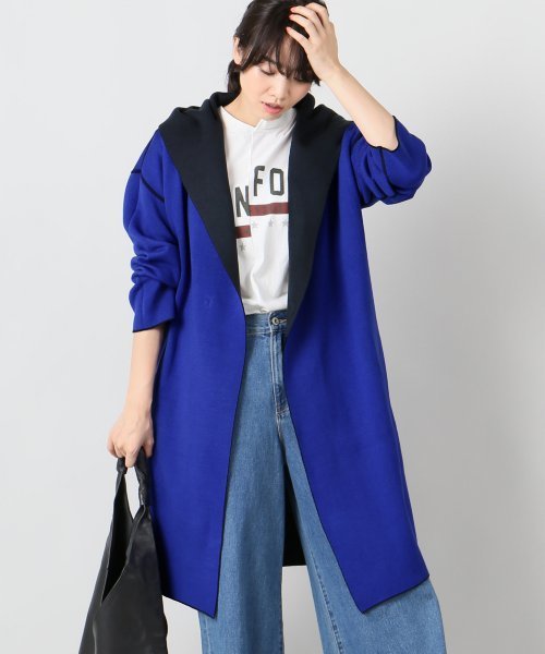 ivory court（アイボリーコート）の「リバーシブルセッケツコーディガン◆（カーディガン/ボレロ・レディース・ベージュ/ネイビー/ブラック・FREE）」の9枚目の写真