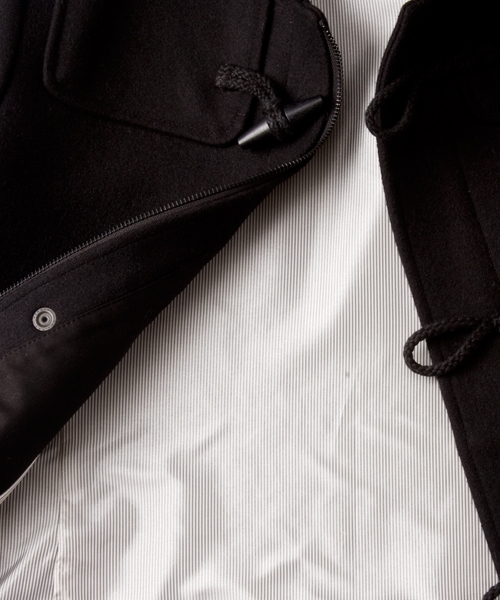 BEAUTY&YOUTH UNITED ARROWS（ビューティーアンドユースユナイテッドアローズ）の「BY ∴ メルトン ショート ダッフルコートÅ（ダッフルコート・メンズ・ブラック/ベージュ/ネイビー・SMALL/MEDIUM/LARGE/X-LARGE）」の12枚目の写真