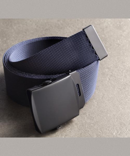 EMMA CLOTHES（エマクローズ）の「パールナイロンガチャベルト（ベルト・メンズ・ブラック/グレー/ネイビー/ホワイト/アイボリー・FREE）」の6枚目の写真