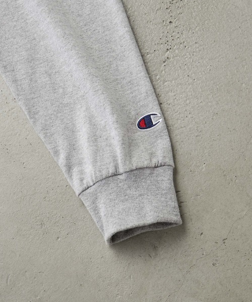 Champion（チャンピオン）の「Champion Authentic ビッグシルエットロングスリーブカットソー/チャンピオン（Tシャツ/カットソー・メンズ・ブラック/グレー/ホワイト/ネイビー/レッド/ロイヤルブルー・L/XL/XXL/M/S）」の15枚目の写真