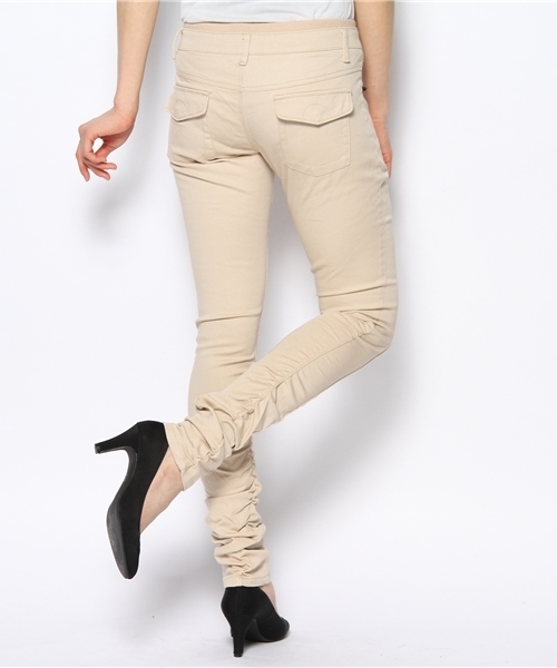 Acienta（アシエンタ）の「カラーギャザーPT（その他パンツ・レディース・イエロー/ベージュ/ホワイト・LARGE/MEDIUM）」の5枚目の写真