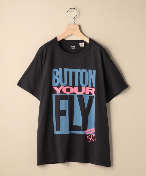 Levi's（リーバイス）の「＜LEVI’S＞BUTTON YOUR FLY グラフィックTシャツ（Tシャツ/カットソー・レディース・ダークグレー/ホワイト・SMALL）」の11枚目の写真