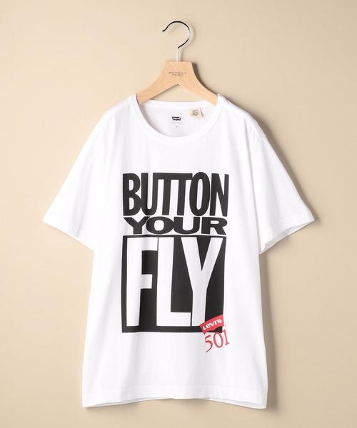 Levi's（リーバイス）の「＜LEVI’S＞BUTTON YOUR FLY グラフィックTシャツ（Tシャツ/カットソー・レディース・ダークグレー/ホワイト・SMALL）」の9枚目の写真