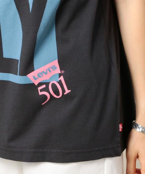 Levi's（リーバイス）の「＜LEVI’S＞BUTTON YOUR FLY グラフィックTシャツ（Tシャツ/カットソー・レディース・ダークグレー/ホワイト・SMALL）」の14枚目の写真