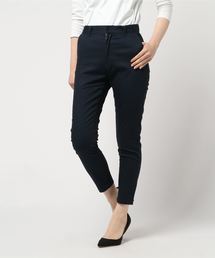 [S/M/L]コットンチノ素材☆アンクル丈テーパードパンツ＊レディース/アンクル丈/チノパンツ/テーパード[M2150]神戸レタス