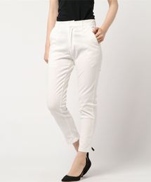 [S/M/L]コットンチノ素材☆アンクル丈テーパードパンツ＊レディース/アンクル丈/チノパンツ/テーパード[M2150]神戸レタス