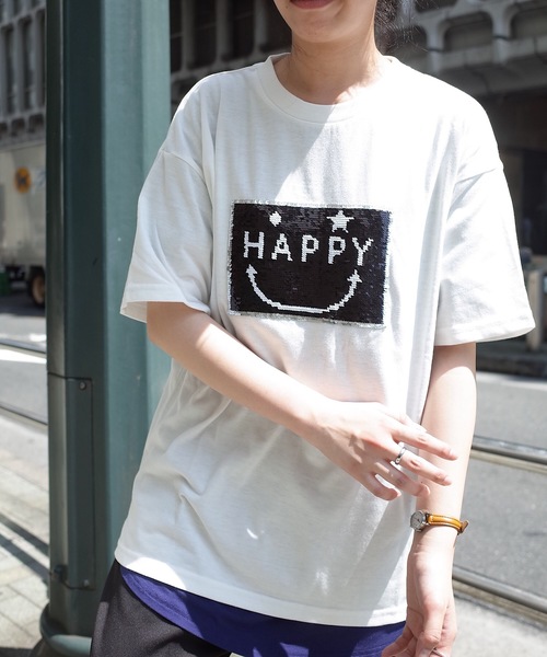 rovtski(ロフトスキー)の「rovtski スパンコールTEE(Tシャツ/カットソー・メンズ・ホワイト系その他/ブラック系その他/ホワイト系その他2/ホワイト系その他3/ブラック系その他2/ブラック系その他3・MEDIUM/LARGE)」の3枚目の写真