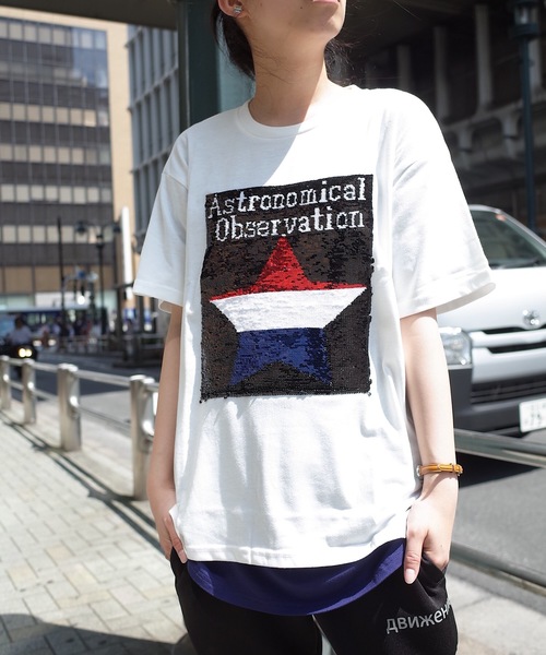 rovtski(ロフトスキー)の「rovtski スパンコールTEE(Tシャツ/カットソー・メンズ・ホワイト系その他/ブラック系その他/ホワイト系その他2/ホワイト系その他3/ブラック系その他2/ブラック系その他3・MEDIUM/LARGE)」の10枚目の写真