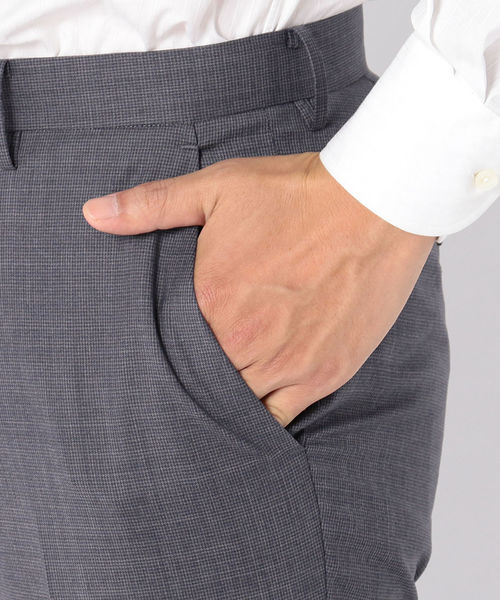 SHIPS(シップス)の「SD: 【REDA社製生地】セットアップ スラックス(ハウンドトゥース)(その他パンツ・メンズ・グレー系その他・44/46/48/42)」の6枚目の写真