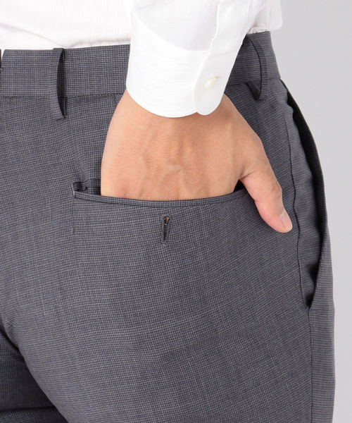 SHIPS(シップス)の「SD: 【REDA社製生地】セットアップ スラックス(ハウンドトゥース)(その他パンツ・メンズ・グレー系その他・44/46/48/42)」の8枚目の写真
