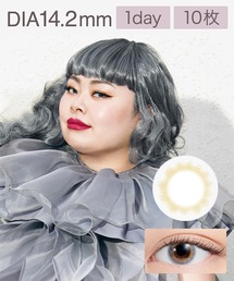 N's COLLECTION（エヌズコレクション）の「N's COLLECTION 1day ラッシー（10枚入り）（コンタクトレンズ・カラコン）」