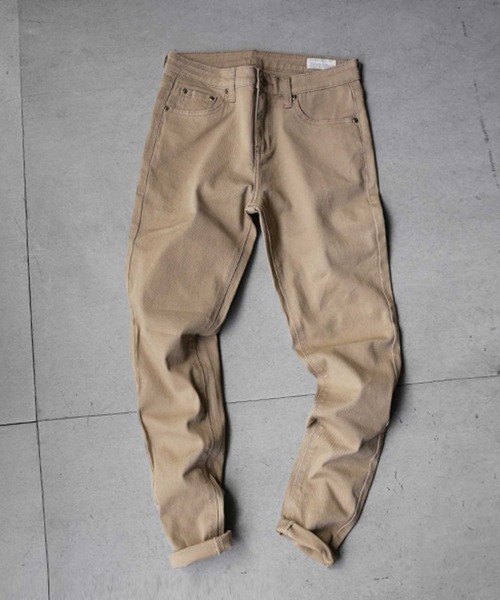 antiqua(アンティカ)の「綿混素材ストレッチカラーパンツ(その他パンツ・レディース・ライトグレー/ブラック/ベージュ/オフホワイト/カーキ/チャコール/ダークカーキ・S/M/L/XL/XS)」の11枚目の写真