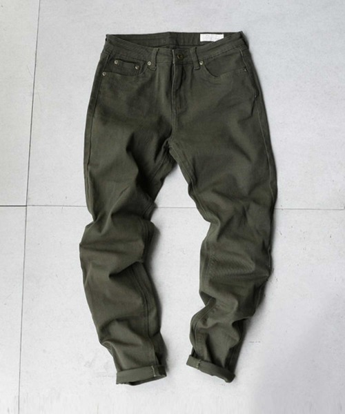 antiqua(アンティカ)の「綿混素材ストレッチカラーパンツ(その他パンツ・レディース・ライトグレー/ブラック/ベージュ/オフホワイト/カーキ/チャコール/ダークカーキ・S/M/L/XL/XS)」の12枚目の写真