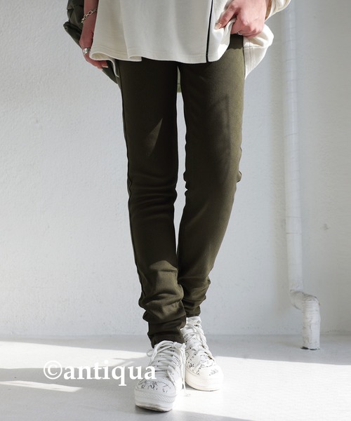 antiqua(アンティカ)の「綿混素材ストレッチカラーパンツ(その他パンツ・レディース・ライトグレー/ブラック/ベージュ/オフホワイト/カーキ/チャコール/ダークカーキ・S/M/L/XL/XS)」の16枚目の写真