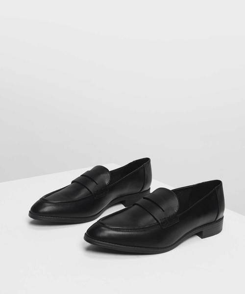 CHARLES & KEITH  クラシックペニーローファー CHARLES & KEITH クラシック ペニーローファー （Black